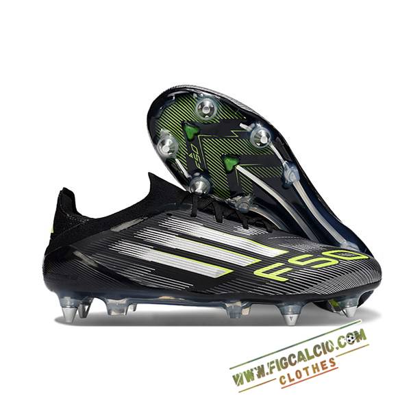 Adidas Scarpe Da Calcio F50 Elite SG Nero/Bianco/Verde