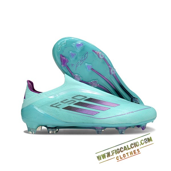 Adidas Scarpe Da Calcio F50 Elite Laceless FG Blu/viola