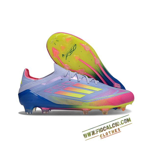 Adidas Scarpe Da Calcio F50 Elite FG Blu/Rosa/Verde