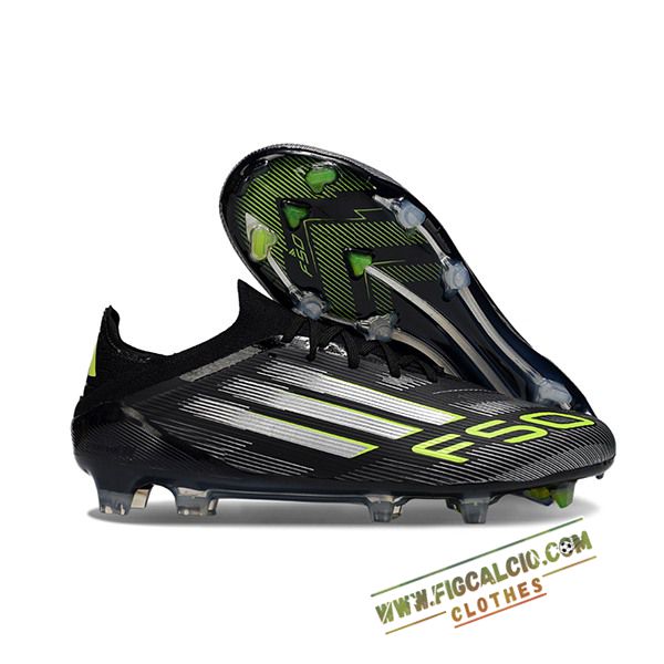 Adidas Scarpe Da Calcio F50 Elite FG Nero/Bianco/Verde