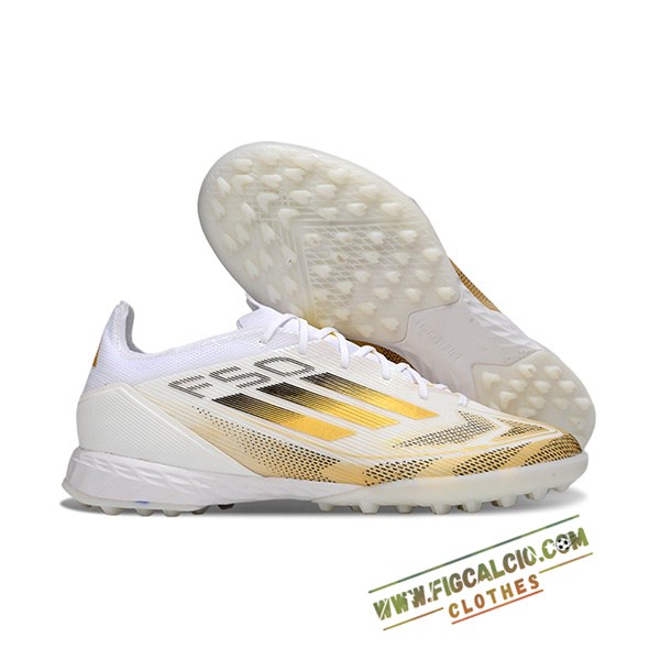 Adidas Scarpe Da Calcio F50 PRO TF Bianco/Giallo