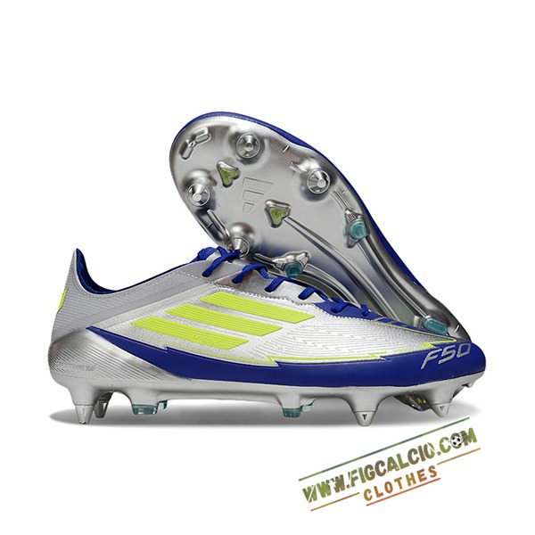 Adidas Scarpe Da Calcio F50 ELITE SG Grigio/Blu/Verde