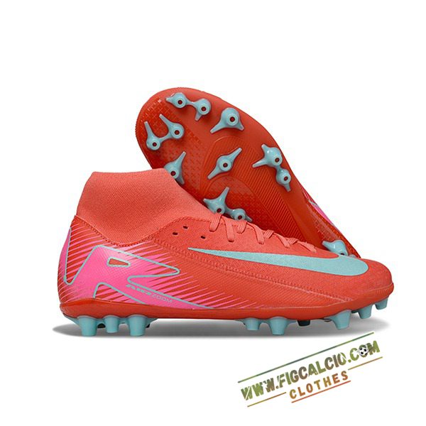 Nike Scarpe Da Calcio Mercurial Superfly 10 Academy Arancia/Blu/Rosa