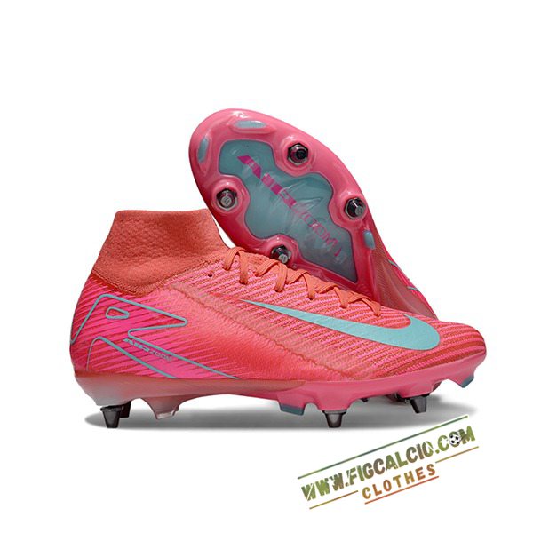 Nike Scarpe Da Calcio Air Zoom Mercurial Superfly IIX Elite SG Rosa/Blu