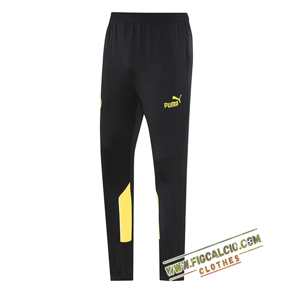 Pantaloni Da Allenamento Dortmund Nero/Giallo 2025/2026