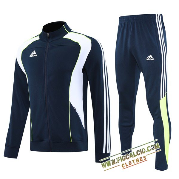 Insieme Tuta Calcio Giacca Adidas Blu Scuro 2025/2026
