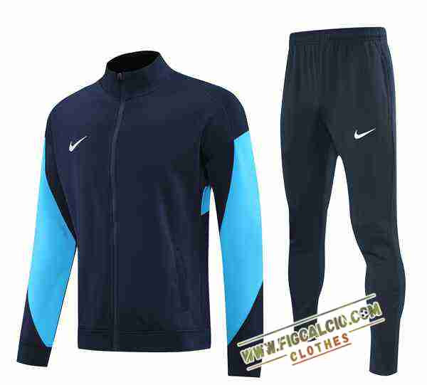 Insieme Tuta Calcio Giacca Nike Nero/Blu 2025/2026