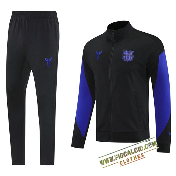 Insieme Tuta Calcio Giacca FC Barcellona Nero/viola 2025/2026 -02