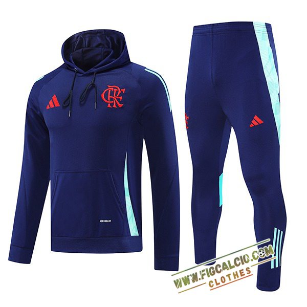 Insieme Giacca Con Cappuccio Tuta Flamenco Blu Reale 2025/2026