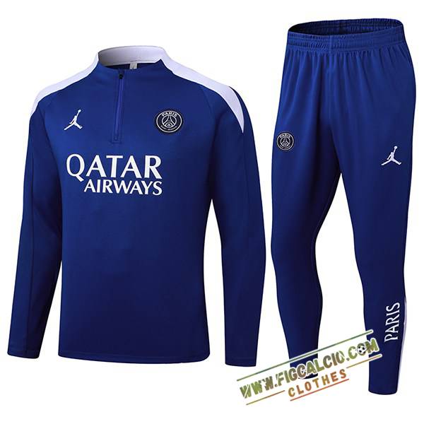 Insieme Tuta Calcio PSG Blu/Bianco 2025/2026