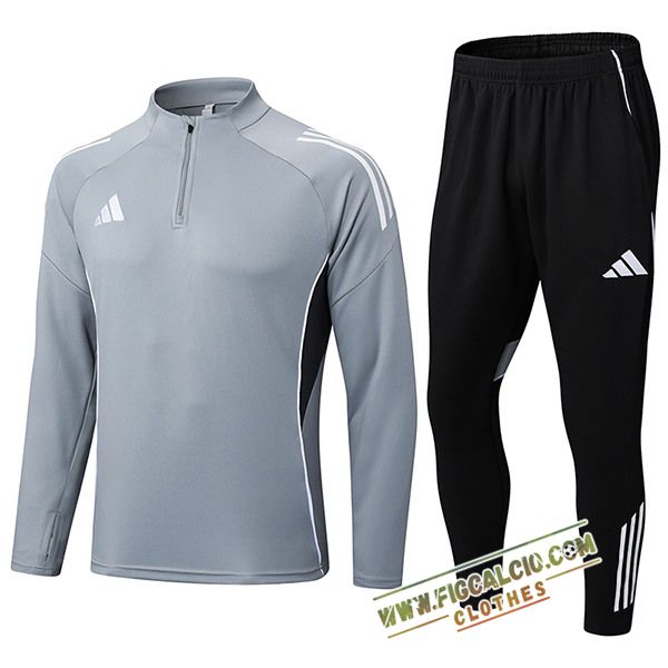 Insieme Tuta Calcio Adidas Grigio 2025/2026