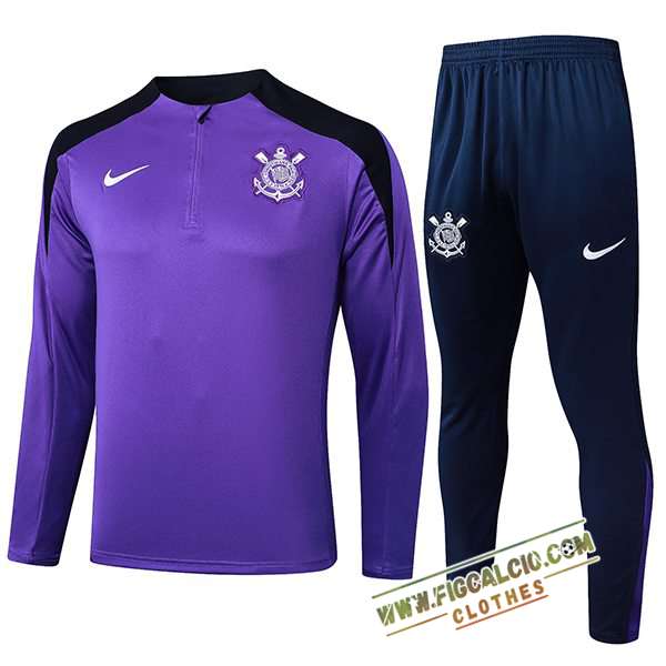 Insieme Tuta Calcio Corinthians viola/Nero 2025/2026