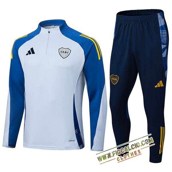 Insieme Tuta Calcio Boca Juniors Grigio/Blu/Giallo 2025/2026 -02