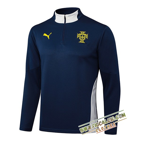 Felpa Allenamento Portogallo Blu Reale 2025/2026