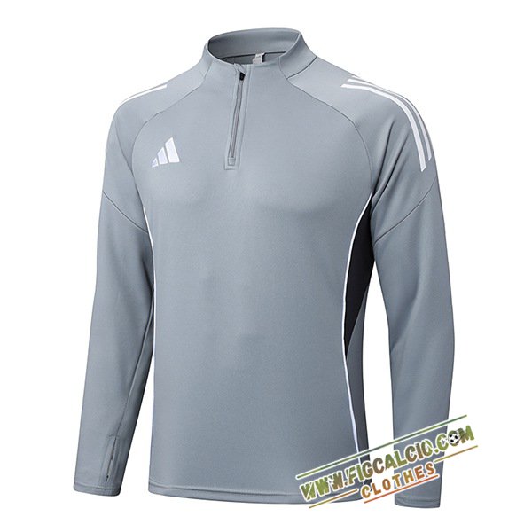 Felpa Allenamento Adidas Grigio 2025/2026