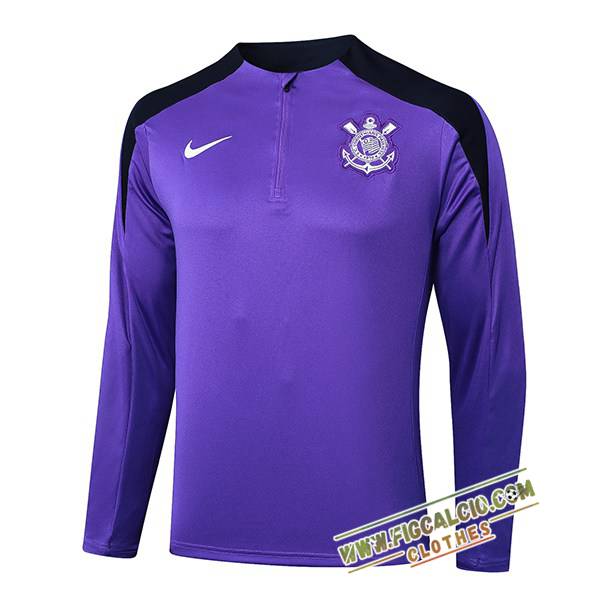 Felpa Allenamento Corinthians viola/Nero 2025/2026