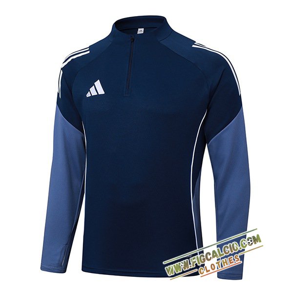 Felpa Allenamento Adidas Blu Reale 2025/2026