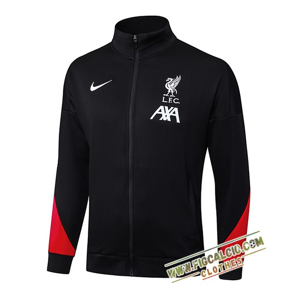Giacca Calcio FC Liverpool Nero/Rosso 2025/2026