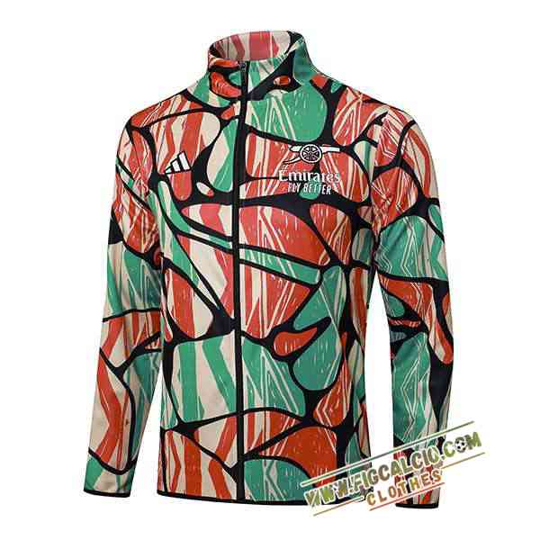 Giacca Calcio Arsenal Verde/Rosso/Giallo 2025/2026