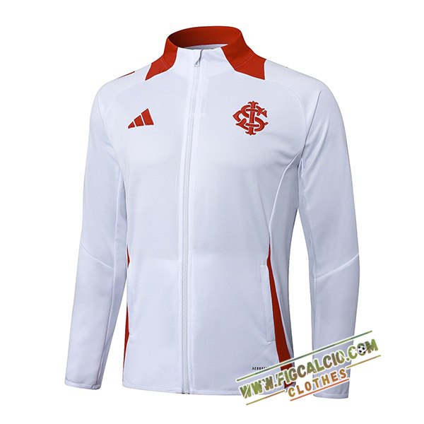 Giacca Calcio SC Internacional Bianco/Rosso 2025/2026