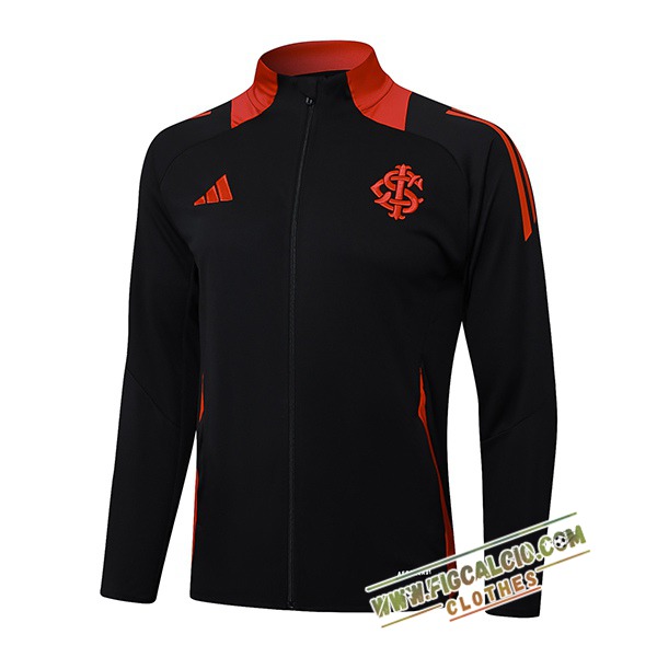 Giacca Calcio SC Internacional Nero/Rosso 2025/2026