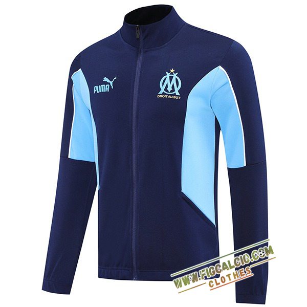 Giacca Calcio Marsiglia Blu Reale 2025/2026