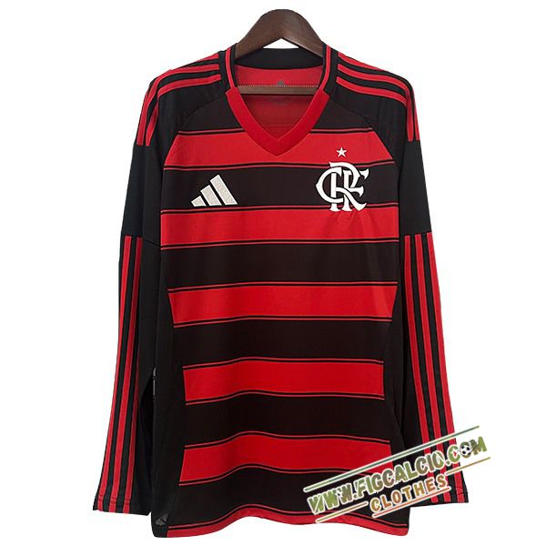 Nuova Maglie Calcio Flamengo Prima Manica Lungas 2025/2026