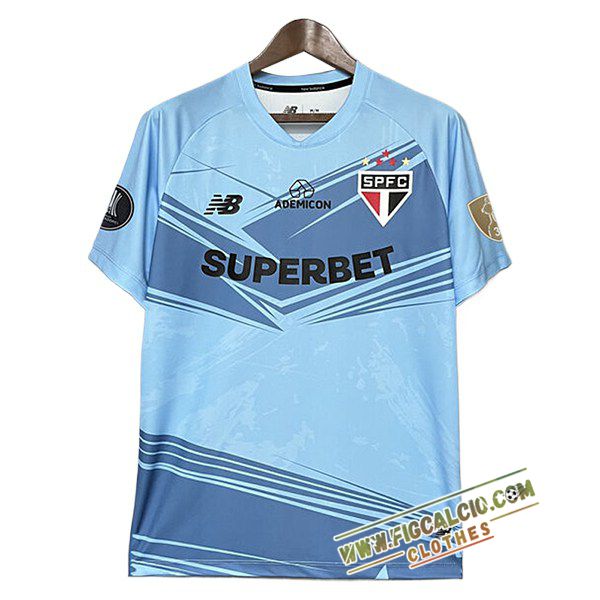 Nuova Maglie Calcio Sao Paulo Portiere Blu 2025/2026