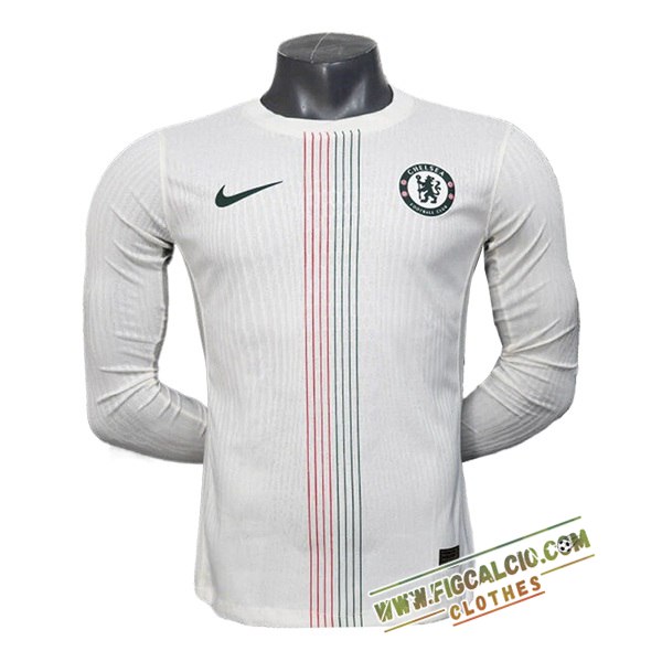 Maglie Calcio Chelsea Seconda Manica Lungas 2025/2026