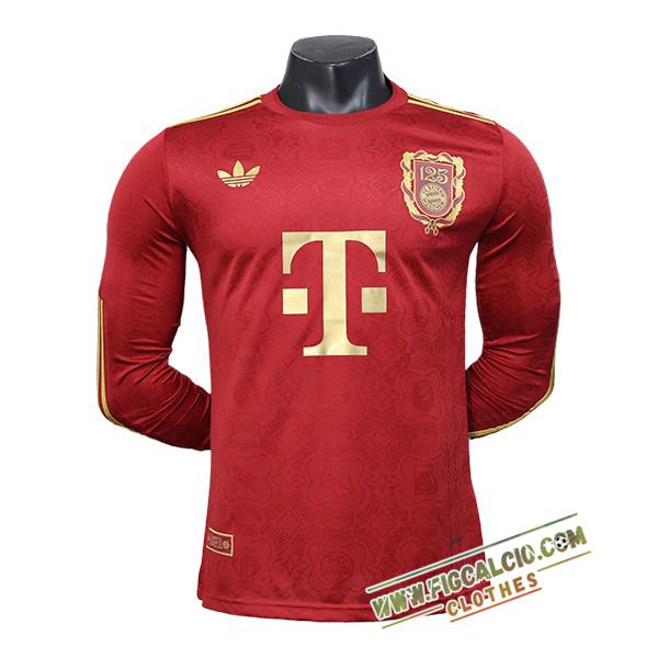 Nuova Maglie Calcio Bayern Monaco 125th Anniversary Manica Lungas 2024/2025