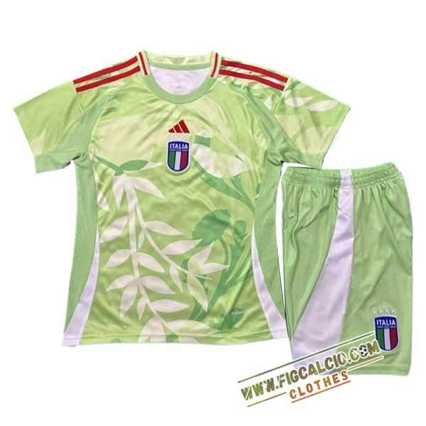 Maglie Calcio Italia Bambino Special Edition Verde 2025/2026