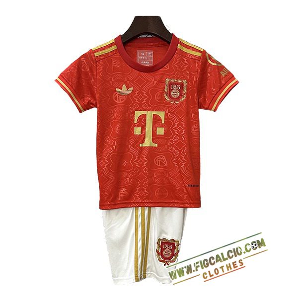 Nuova Maglie Calcio Bayern Monaco Bambino 125th Anniversary 2025/2026