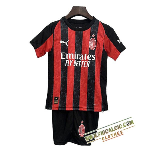 Maglie Calcio AC Milan Bambino Prima 2025/2026
