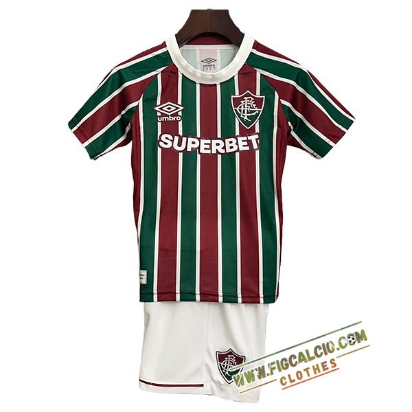 Nuova Maglie Calcio Fluminense Bambino Prima 2025/2026