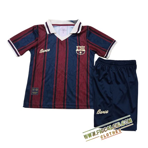 Maglie Calcio Barcellona Bambino Rosso/Blu 2025/2026