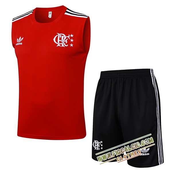 Kit Canotta Allenamento Flamengo Rosso 2025/2026
