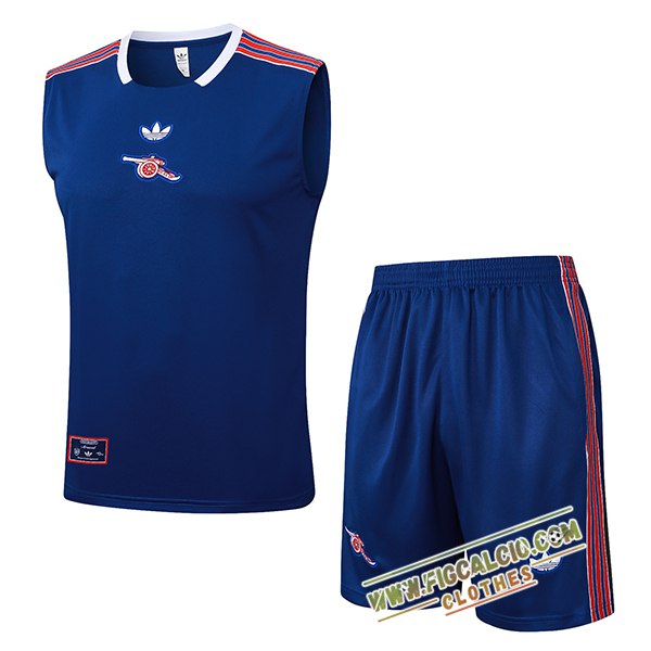 Kit Canotta Allenamento Arsenal Blu/Rosso 2025/2026