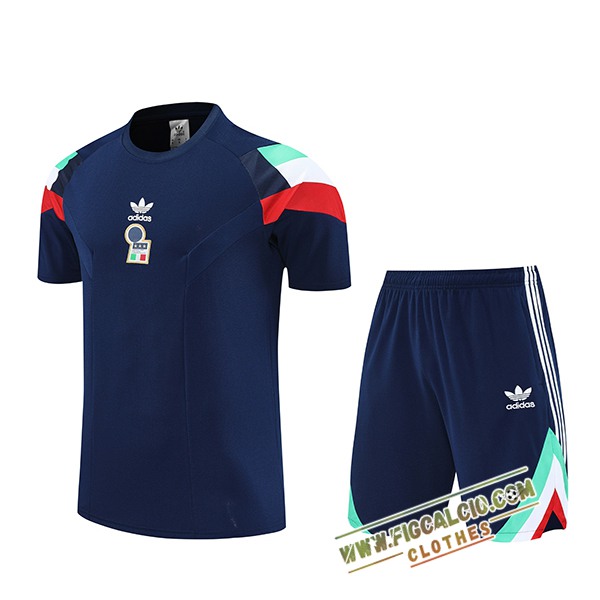 Kit Maglia Allenamento Italia Blu Reale 2025/2026