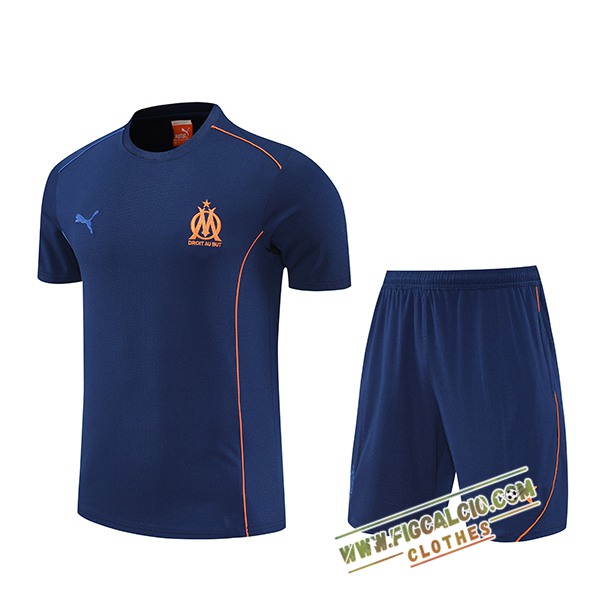 Kit Maglia Allenamento Marsiglia Blu Reale 2025/2026