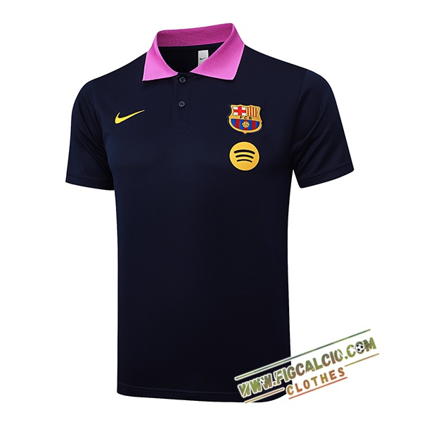 Maglia Polo FC Barcellona blu navy 2025/2026
