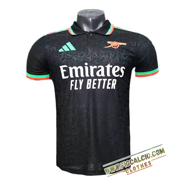 Maglia Polo Arsenal Nero 2025/2026