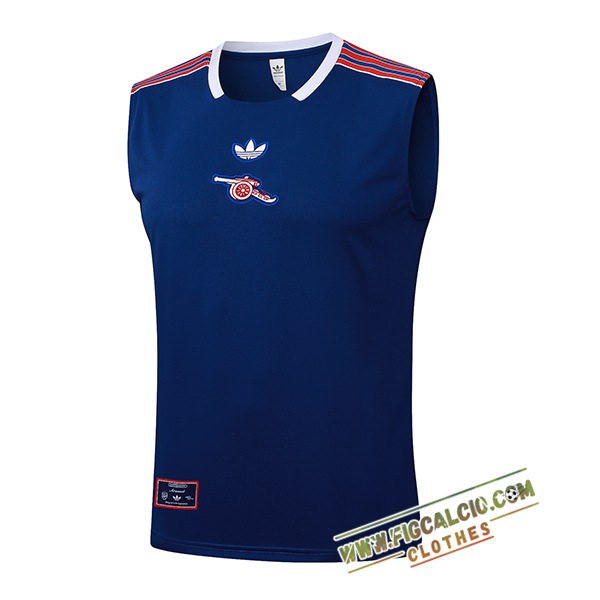 Canotta Allenamento Arsenal Blu/Rosso 2025/2026