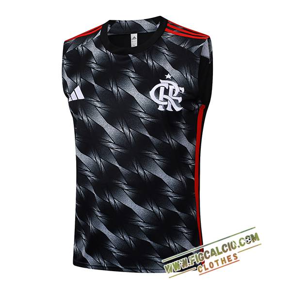 Canotta Allenamento Flamengo Nero/Rosso 2025/2026