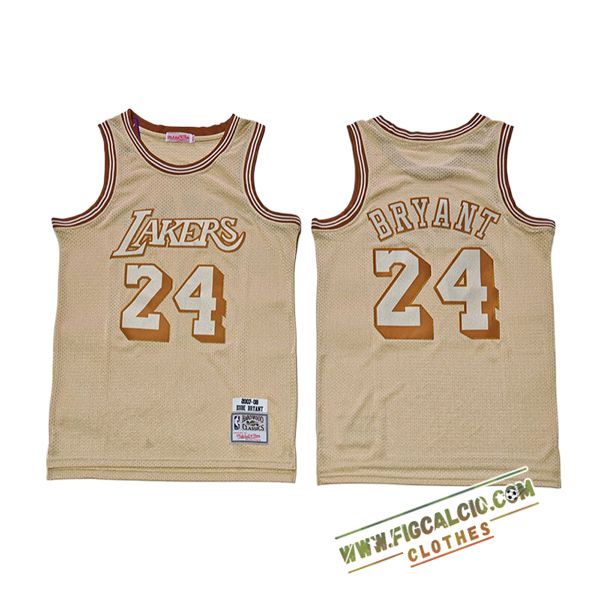 Maglia Los Angeles Lakers (BRYANT #24) 2025/26 Giallo/Arancia