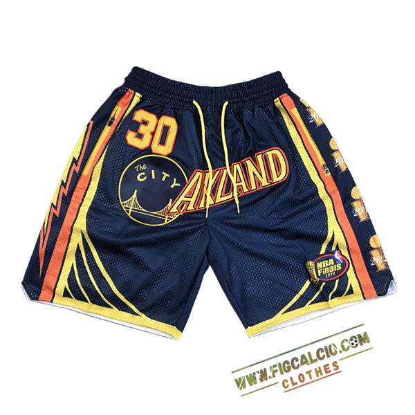 Pantaloncini NBA Golden State Warriors 2025/26 Blu/Giallo/Arancia