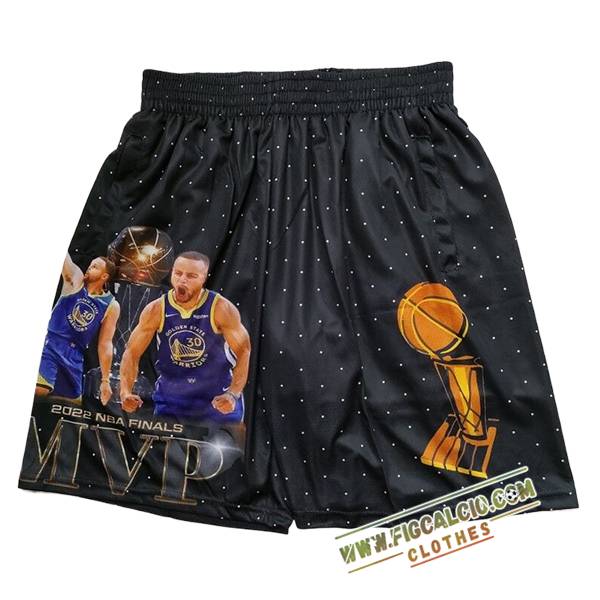 Pantaloncini NBA Golden State Warriors 2025/26 Nero