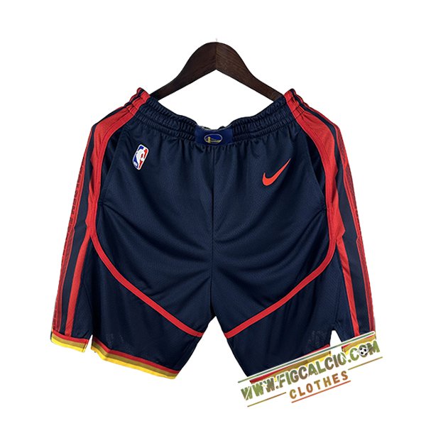 Pantaloncini NBA Golden State Warriors 2025/26 Blu/Rosso