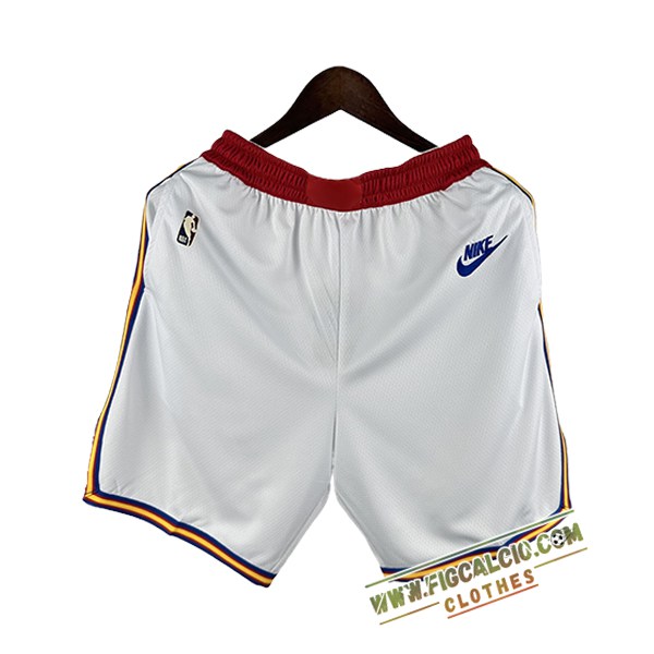 Pantaloncini NBA Golden State Warriors 2025/26 Bianco