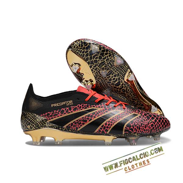 Adidas Scarpe Da Calcio 25 Predator Elite FG Nero/Rosso/Giallo