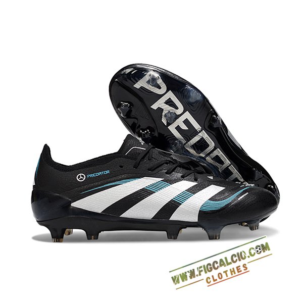 Adidas Scarpe Da Calcio 25 Predator Elite FG Nero/Bianco/Blu